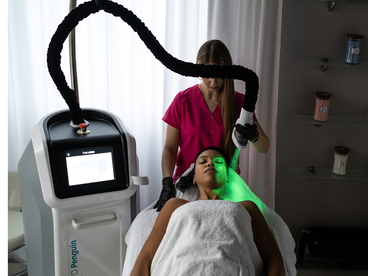 Resultado de tratamiento de crioterapia facial