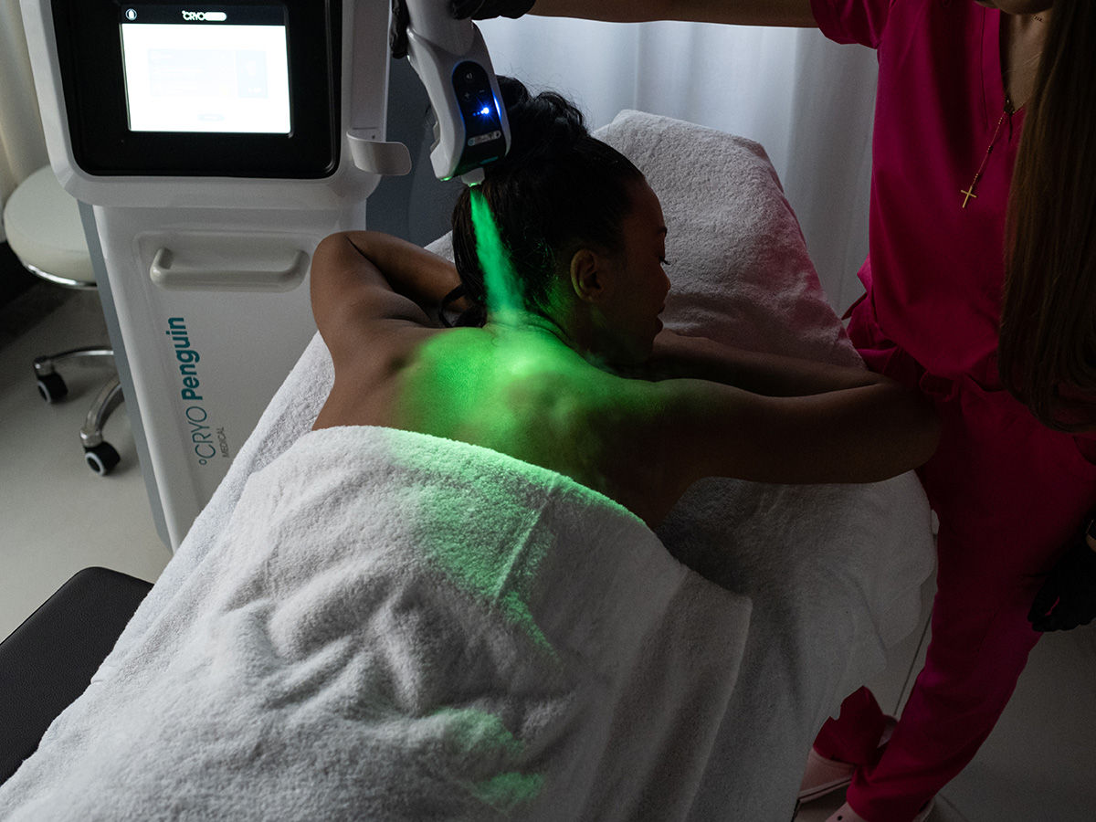 Resultado de tratamiento corporal con crioterapia