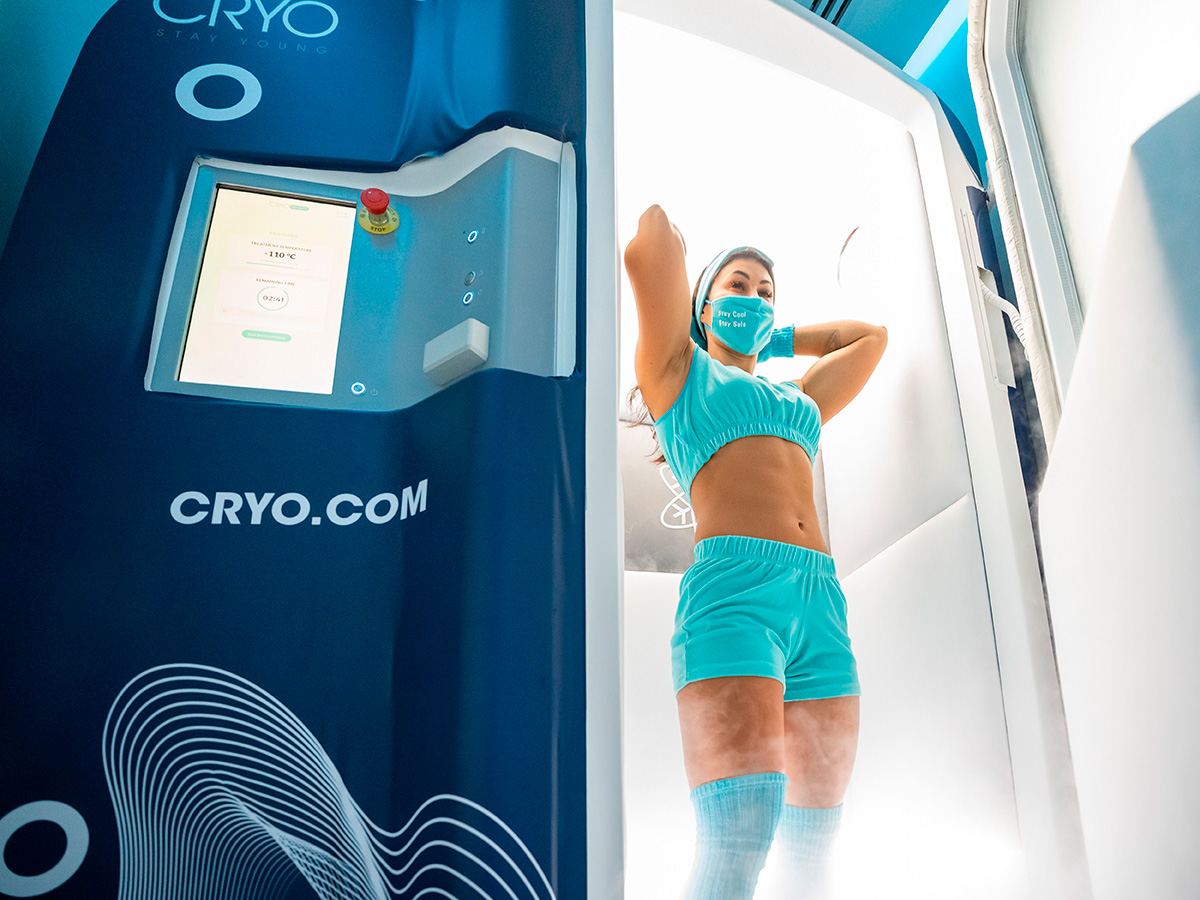 Cabina de crioterapia ºCRYO para bienestar