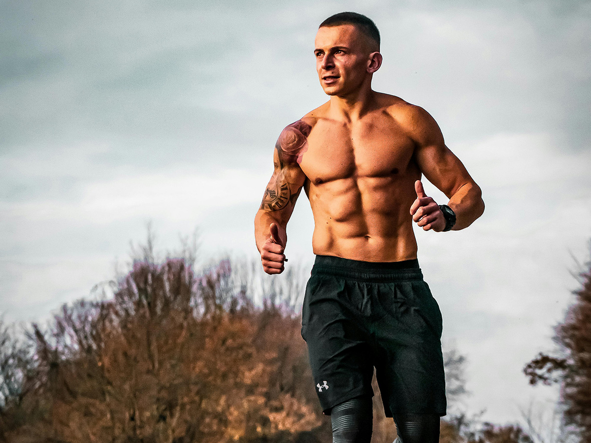 Atleta profesional después de crioterapia